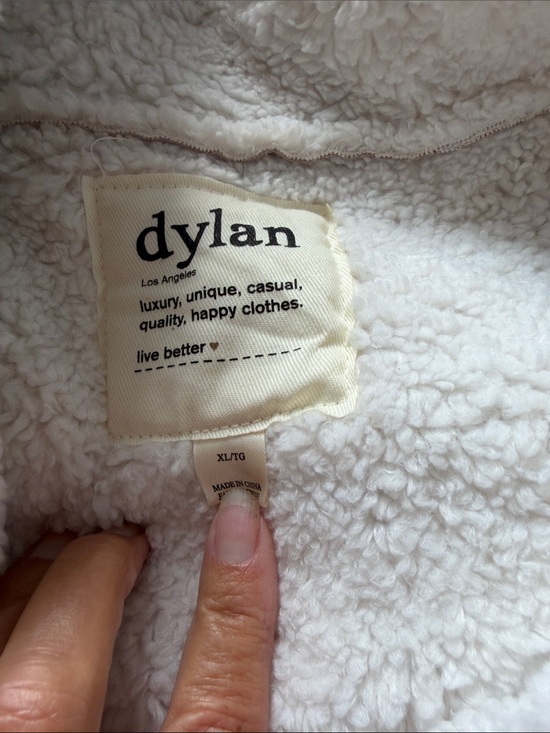 dylan Jackets & Blazers - dylan Sherpa Jacket in Off-White Cream